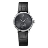 Calvin Klein Women's Accent Gray Dial 32mm Leather Watch