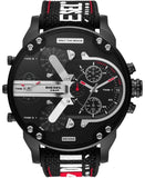 Diesel Mr Daddy 2.0 Multimovement Bonded Silicone/Nylon Watch.