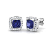 "Skipy 1.5ct Tanzanite Gold Earrings - Elegant Luxury Jewelry"