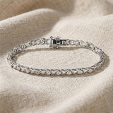 Diamond Kisses Bracelet With 0.05ct Set in 925 Silver