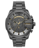 Montre Diesel Mega Chief Chronographe pour homme, cadran gris