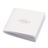 Fossil Bronson Men’s Chronograph Watch – Black Dial, Brown Croco Leather Strap