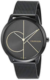 Calvin Klein Minimal Unisex Watch – Black Dial