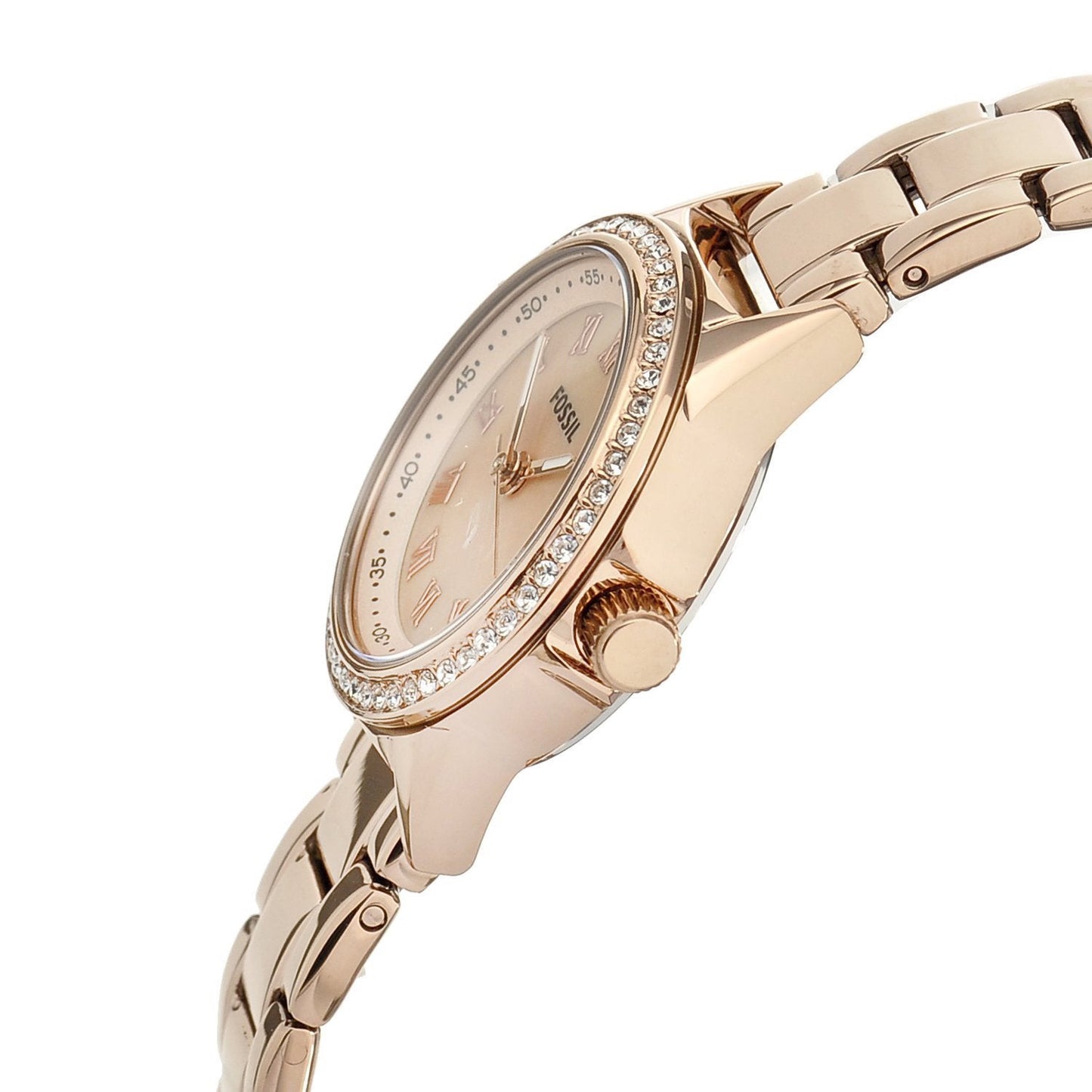 Fossil Women's BQ1100 Slim Rosetone MOP Watch