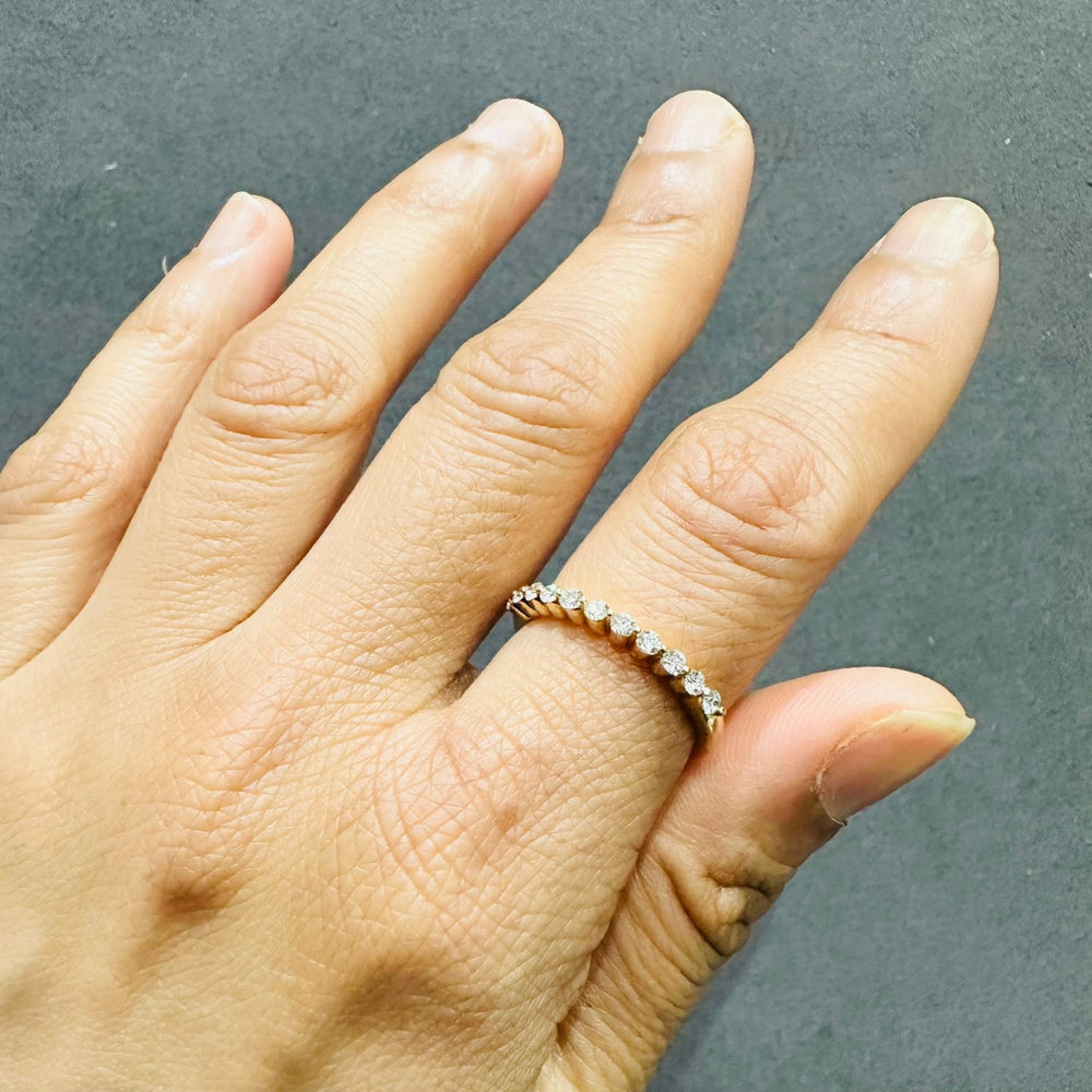 shared prong eternity ring