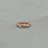 9k rose gold eternity band