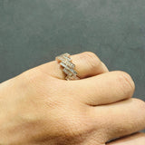 round baguette diamond ring
