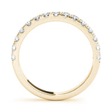 half eternity wedding band/9k yellow gold ring