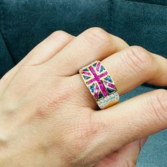 union jack ring union jack ring