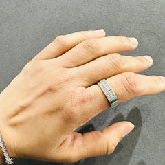 stacking diamond band
