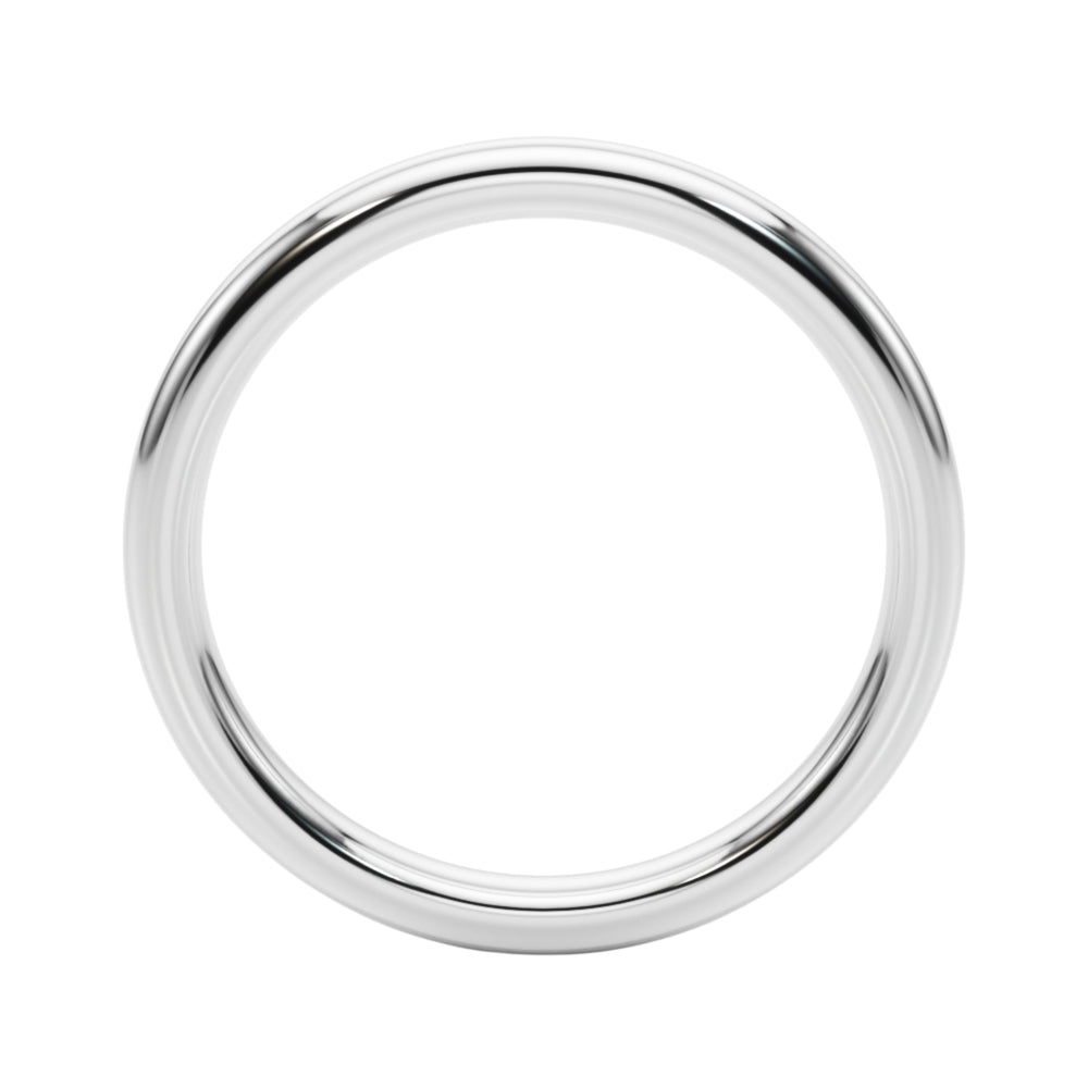 bride wedding band/platinum anniversary ring/classic wedding band