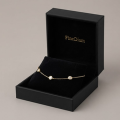 0.70 Ct D-E/VS Lab Grown Diamond Everyday Bracelet 9k Yellow Gold Ready To Ship