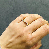 lab diamond eternity band