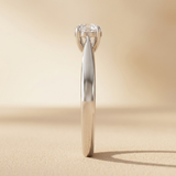 Naomi 0.50ct Lab Grown Diamond Solitaire Engagement Ring in 925 Sterling Silver