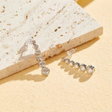 Ohrhänger mit Halo-Fassung und 1,00 ct Labordiamant in Gold