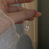 Lab Grown 0.10Ct Round Diamond Heart Shape Pendant Necklace in White Gold