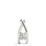 Diamond Pendant Necklace | Lab Grown Diamond 4-Prong Pendant For Women