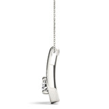 Diamond Pendant Necklace | Lab Grown Diamond 4-Prong Pendant For Women