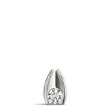 Halskette mit D-VVS-Labor-Diamant im Rundschliff (ohne Kette)
