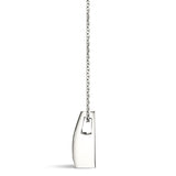 Halskette mit D-VVS-Labor-Diamant im Rundschliff (ohne Kette)