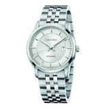 Calvin Klein Infinity Men's Automatic Watch – Silver Dial, Stainless Steel Case