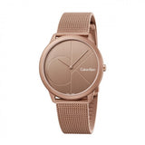 Calvin Klein Minimal Gent K3M11TFK watch with a rose gold-tone