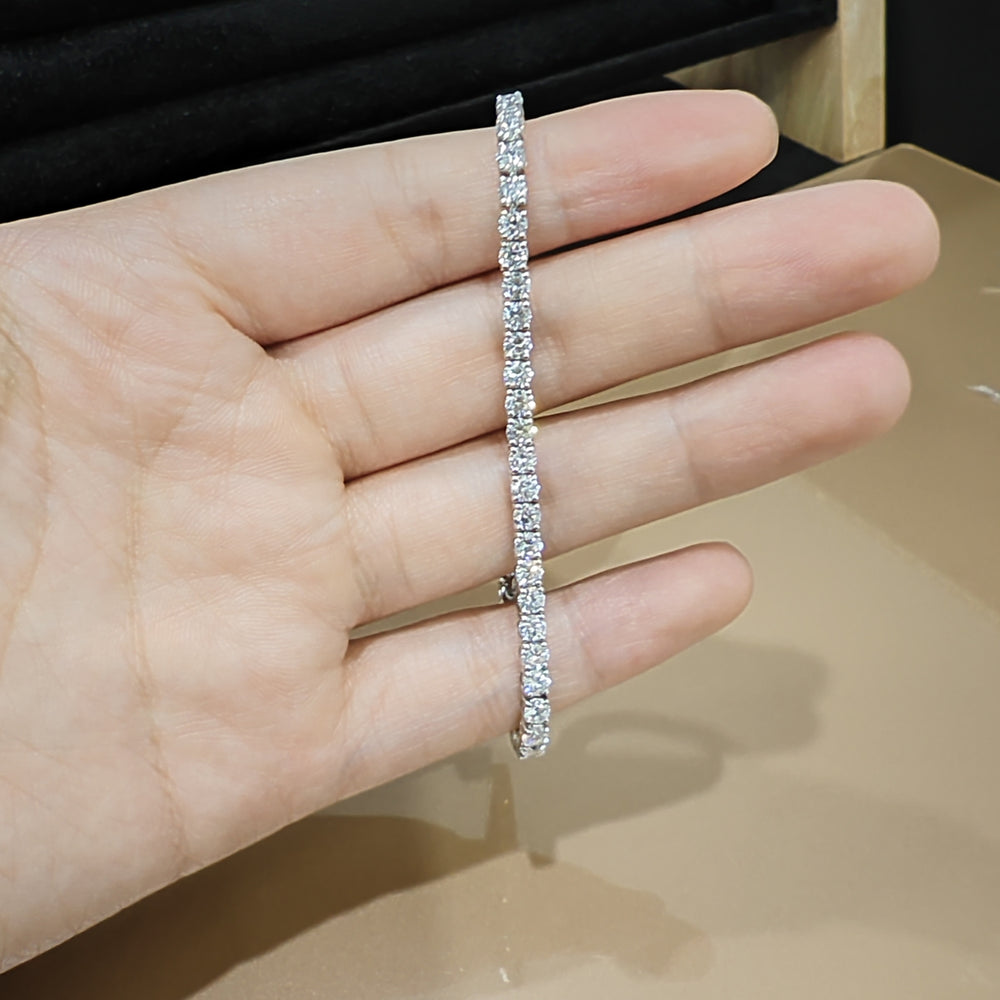 Diamond Tennis Bracelet, White Gold Diamond Bracelet