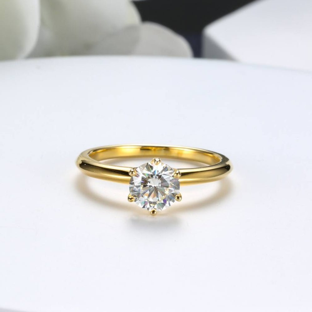 proposal diamond ring, lab diamond solitaire ring