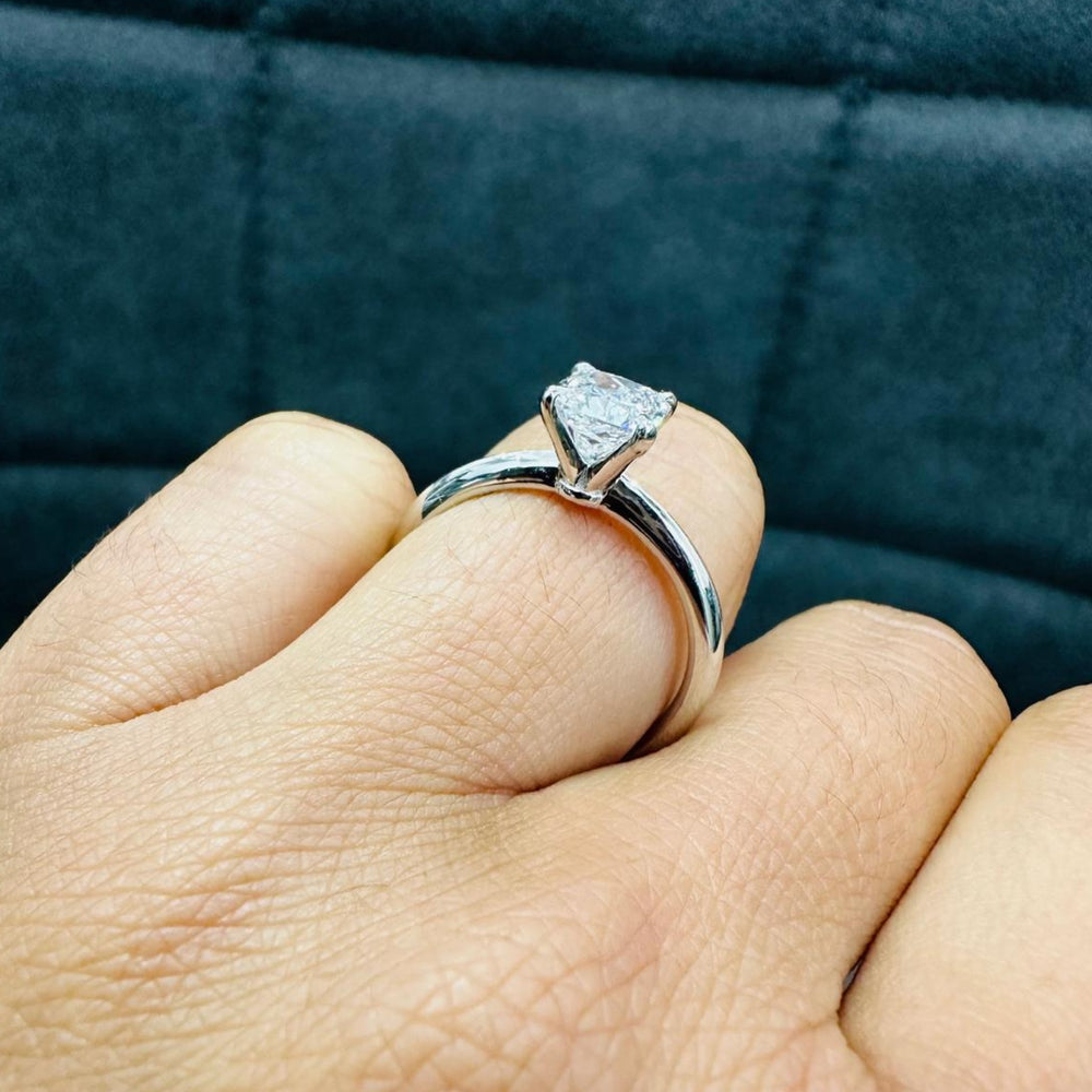 cushion diamond ring