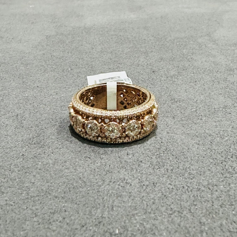 diamond designer ring pave engagement ring