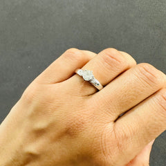 three stone ring
