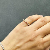 ruby diamond eternity band