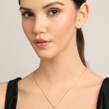 Collier pendentif halo en or 18 carats serti de diamants de laboratoire de 0,70 carat