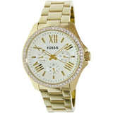 Fossil AM4482 Women's Gold Stainless Steel Wrist Watch