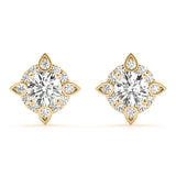 0.75-1.75ct Diamond Stud Earrings in Gold & Platinum