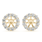 0.75-1.0ct Round Diamond Stud Earrings in Gold & Platinum