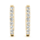 0.15-1.0ct Bar Diamond Drop Earrings in Gold & Platinum