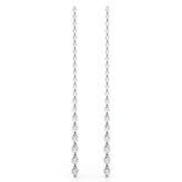4.5ct Bar Diamond Drop Earrings in Gold & Platinum