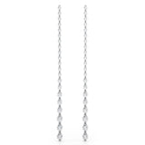 4.5ct Bar Diamond Drop Earrings in Gold & Platinum
