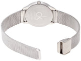 Calvin Klein Minimal Men's Watch – Dark Grey Dial, Stainless Steel Mesh Bracelet