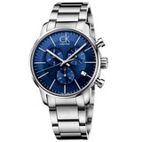Calvin Klein Swiss Chronograph City Watch – 43 mm Stainless Steel Case