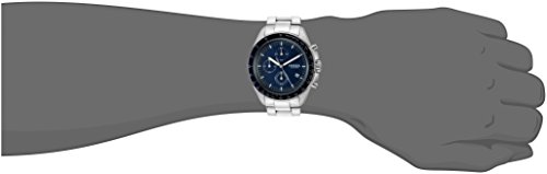 Fossil Men's CH3030 Sport 54 Chronograph Blue Dial Silver-Tone Stainless Steel Bracelet Watch