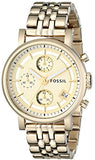 Fossil ES2197 Women’s Gold-Tone Stainless-Steel Watch – Classic Link Bracelet
