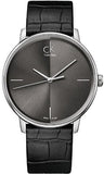 Calvin Klein CK Women's Black Accent Leather Strap Watch