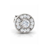 Elegante Vintage-Ohrstecker mit runden Diamanten | 0,50–3,00 ct