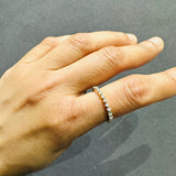 lab diamond wedding eternity ring
