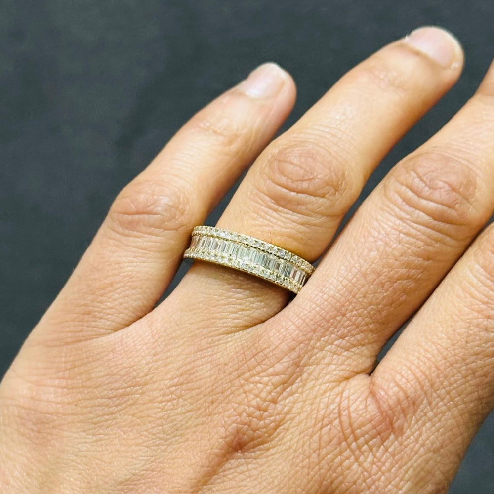 lab grown diamond eternity band