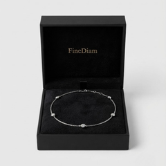 0.20 Ct D-E/VS Lab Grown Diamond Everyday Bracelet 9k White Gold Ready To Ship
