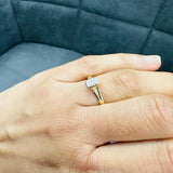 minimalist diamond ring