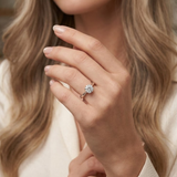 Naomi 0.50ct Lab Grown Diamond Solitaire Engagement Ring in 925 Sterling Silver